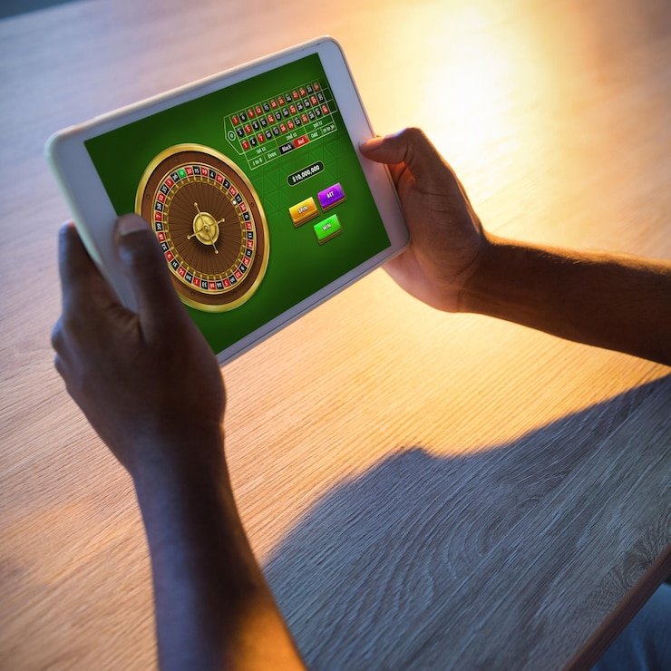 hokibet77 app interface showing sportsbook and live-dealer options on mobile